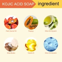 ELAIMEI Kojic Acid Soap for Face & Body 100g - Orange - View 6