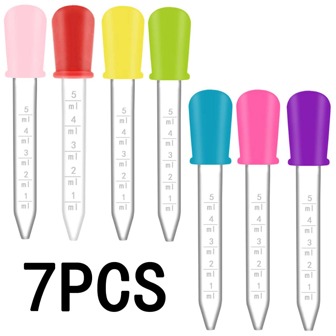 7pcs Silicon Dropper And Plastic Pipette, Children Baby Medication Feeder With Anti-Choking Candy Oil Kitchen Kids Gummy Production,Makeup,Cheap,Room Decor,Vanity,Travel,Bedroom,Makeup Accessories,Cheap,Stocking Stuffers,Makeup,Makeup Tools,Cheap Stuff,Gifts,Gifts For Women,Christmas Gifts