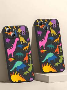 Cartoon Dinosaur Phone Case - Multicolor - View 1