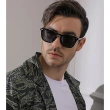 Fashionable Tr Polarized Photochromic Glasses For Night-Vision And Driving - Black - View 2