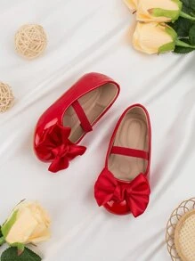 1 par Lindos zapatos antideslizantes para bebés con diseño de corbata, de suela blanda, aptos para primavera, verano, otoño e invierno - Rojo - Ver 5