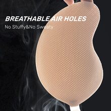 Sujetador Push Up, Sujetador Adhesivo, Sujetador Invisible Adhesivo, Sujetador Sin Espalda Ni Tirantes, Sujetador Levanta Busto (1 Par De Copas En Forma De Mango Y Color Piel) - Beis - Ver 3