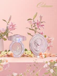 COLORROSE 自然光泽腮红粉，珠光哑光腮红，轻盈柔滑，高显色度，易于晕染，带镜子，轮廓高光腮红盘，眼影盘，面部彩妆 - 789香檳色(高光) - 查看 6