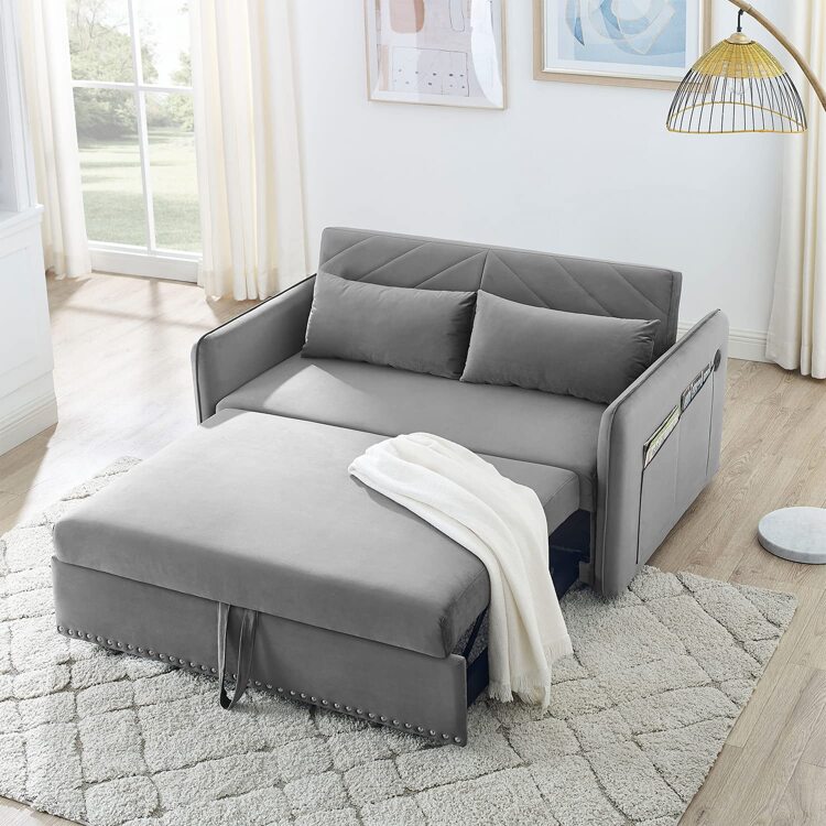 Futon loveseat sleeper sofa best sale