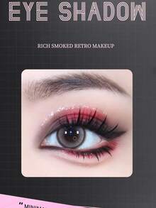 Biya 1 caja Paleta de sombra de ojos bicolor impermeable prueba de sudor mate & brillante & polarizada & & punk & ligero , ( 105 ) - cyborg viviente - Ver 3