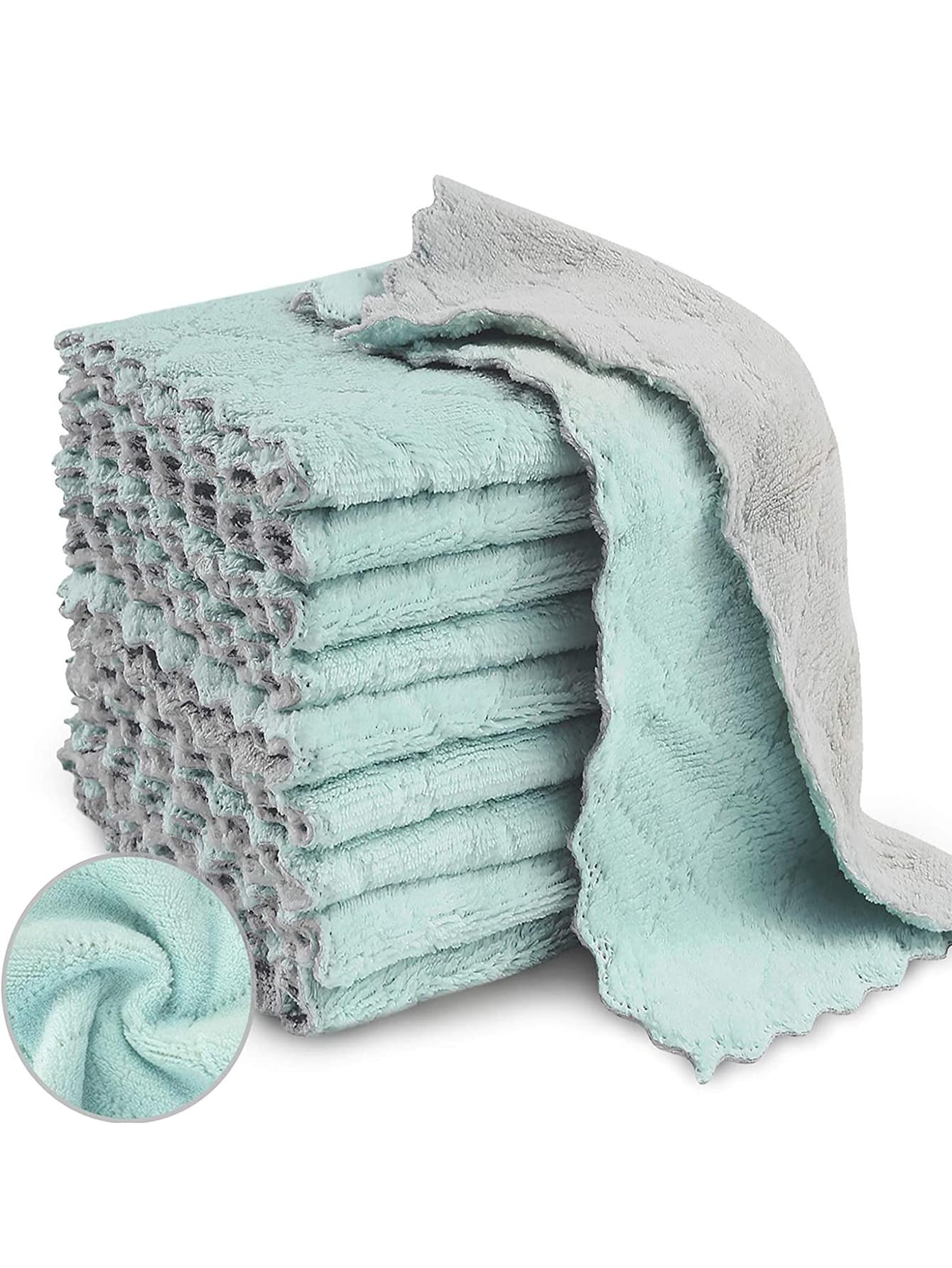 10/5/1pc Mixed Color DoubleSided Coral Fleece Thickened Soft