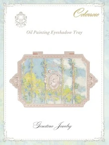 COLORROSE 哑光丝滑粉状眼影盘，多功能彩妆盘，显色度高，持久哑光眼影，轻盈柔滑，带镜子、高光、修容和腮红 - 798卡布奇諾 - 查看 8