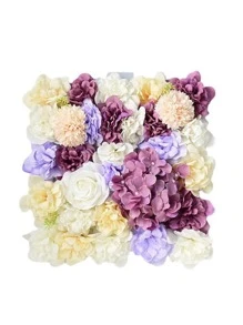 Realistic Pink Rose Wall Backdrop Flower Wall For Photography, Party, Studio, And Event Decoration - Pink - View 5