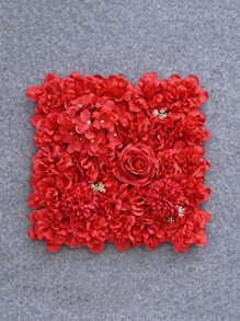 Realistic Pink Rose Wall Backdrop Flower Wall For Photography, Party, Studio, And Event Decoration - Pink - View 8