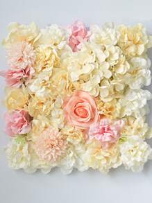 Realistic Pink Rose Wall Backdrop Flower Wall For Photography, Party, Studio, And Event Decoration - Pink - View 2