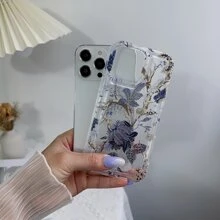 苹果花卉图案手机壳，国际版，非国内版 - 彩色 - 查看 5