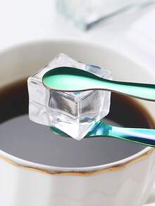 1入組金屬質感不銹鋼鉗子,簡約風耐用金色冰夹適用於家庭 - 金色 - 查看 7