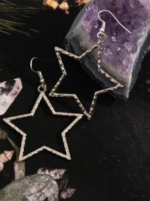 Y2k Star Design Women's Earrings, Vintage Gothic Dangle Earrings