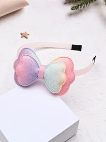 1女孩精細的粉末狀發亮的蝴蝶髮箍日常 - 彩色 - 查看 2