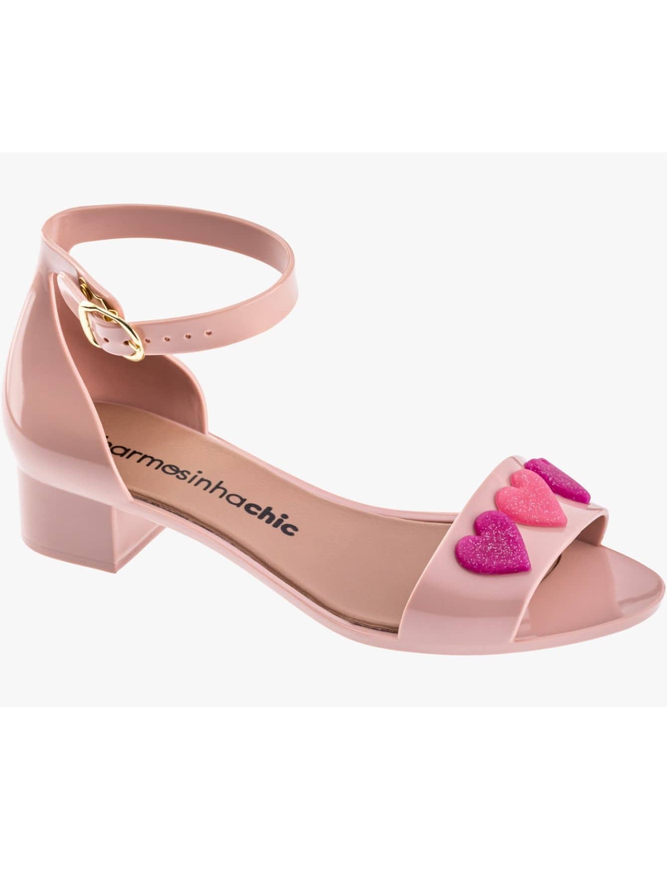 Kids Heeled Sandals - 米色 - 查看 1