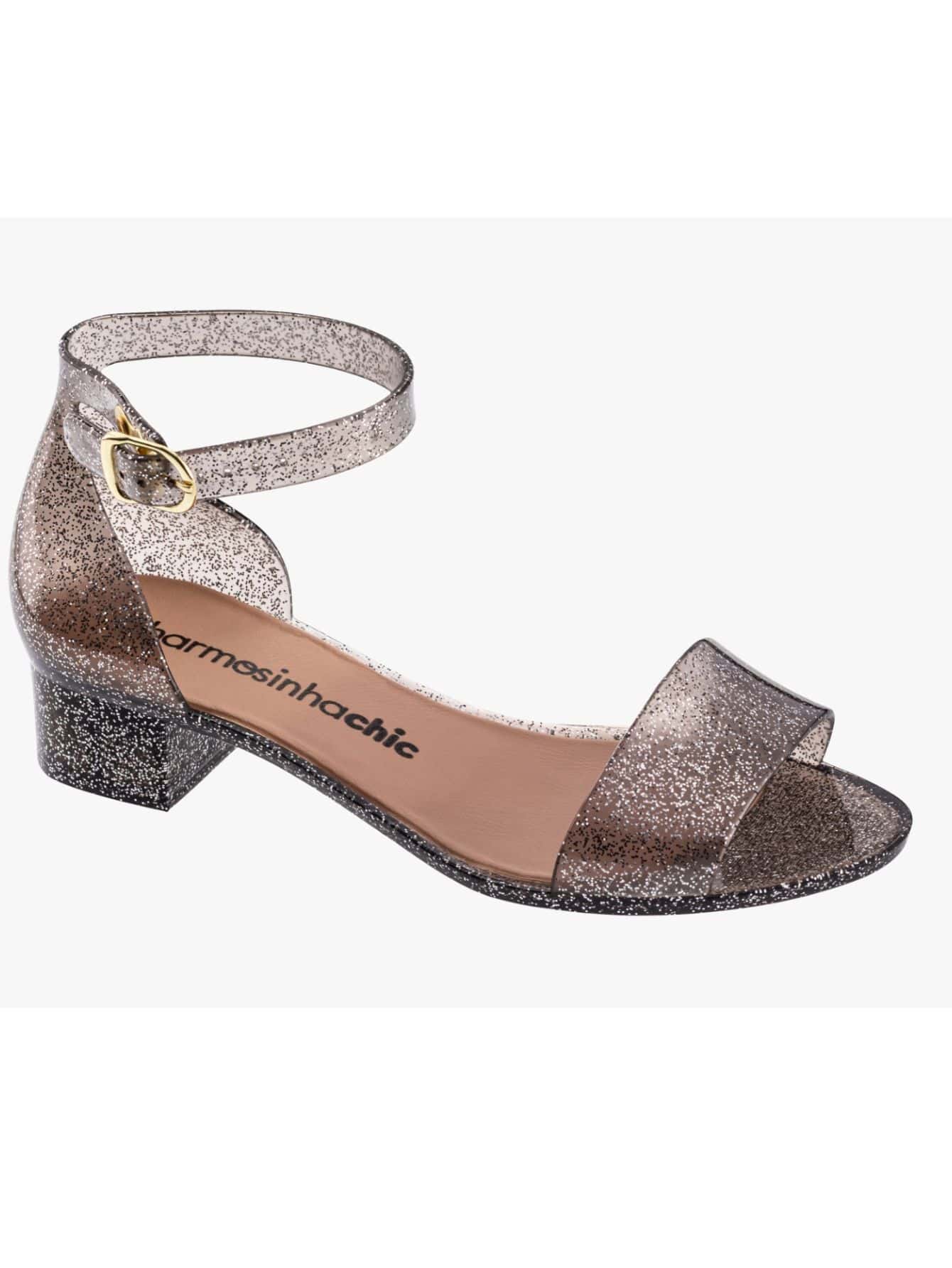 Kids Heeled Sandals - 灰色 - 查看 1