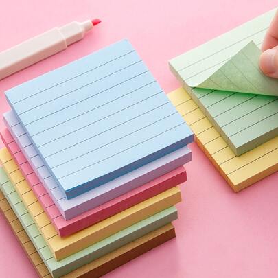 240入組條紋內襯便利貼,隨機色