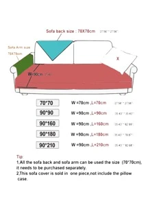 1pc Grey Simple Fleece Bubble Plain Pet-Friendly Sofa Cover With Personalized, All Seasons Protection - Grey - View 2