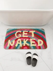 Bathroom Mat, Cute Anti-Slip Ultra-Fine Fiber Water Absorbent Bathroom Carpet, Funny Bathroom Decoration For Colorful Bathtubs And Showers, Machine Washable, 20"X30"/16"X24" Bath Rug Outdoor Rug Door Mat Summer Bathroom Accessories Back To School