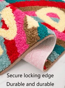 Bathroom Mat, Cute Anti-Slip Ultra-Fine Fiber Water Absorbent Bathroom Carpet, Funny Bathroom Decoration For Colorful Bathtubs And Showers, Machine Washable, 20"X30"/16"X24" Bath Rug Outdoor Rug Door Mat Summer Bathroom Accessories Back To School