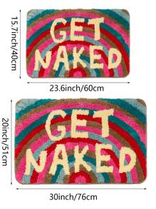 Bathroom Mat, Cute Anti-Slip Ultra-Fine Fiber Water Absorbent Bathroom Carpet, Funny Bathroom Decoration For Colorful Bathtubs And Showers, Machine Washable, 20"X30"/16"X24" Bath Rug Outdoor Rug Door Mat Summer Bathroom Accessories Back To School
