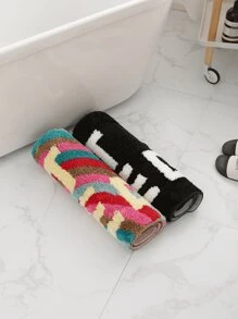 Bathroom Mat, Cute Anti-Slip Ultra-Fine Fiber Water Absorbent Bathroom Carpet, Funny Bathroom Decoration For Colorful Bathtubs And Showers, Machine Washable, 20"X30"/16"X24" Bath Rug Outdoor Rug Door Mat Summer Bathroom Accessories Back To School
