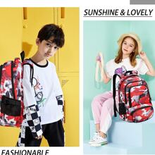 Kids Backpack Boys Elementary School Bags Primary Middle School Book Bags For Teens Kindergarten Sturdy Waterproof Lightweight Durable Travel Gifts 17 Inch Ages 6-12 Boys Bookbags For Ages 9-12 Grade Red Camo Blue Camouflage Back Packs Age 6 Kids Girls Space Pack With Laptop Compartment 6-8 Bullet Resistant Heavy Duty Bookbags 5 To 8 To 10 Years Old Scolares Ara Niñas De 5 Años Mochilas 4 Entera Grande Morral School Marca Olsones - Red - View 4