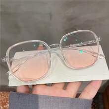 Blush Pink Colored Fashion Eyeglasses - Baby Pink - View 1