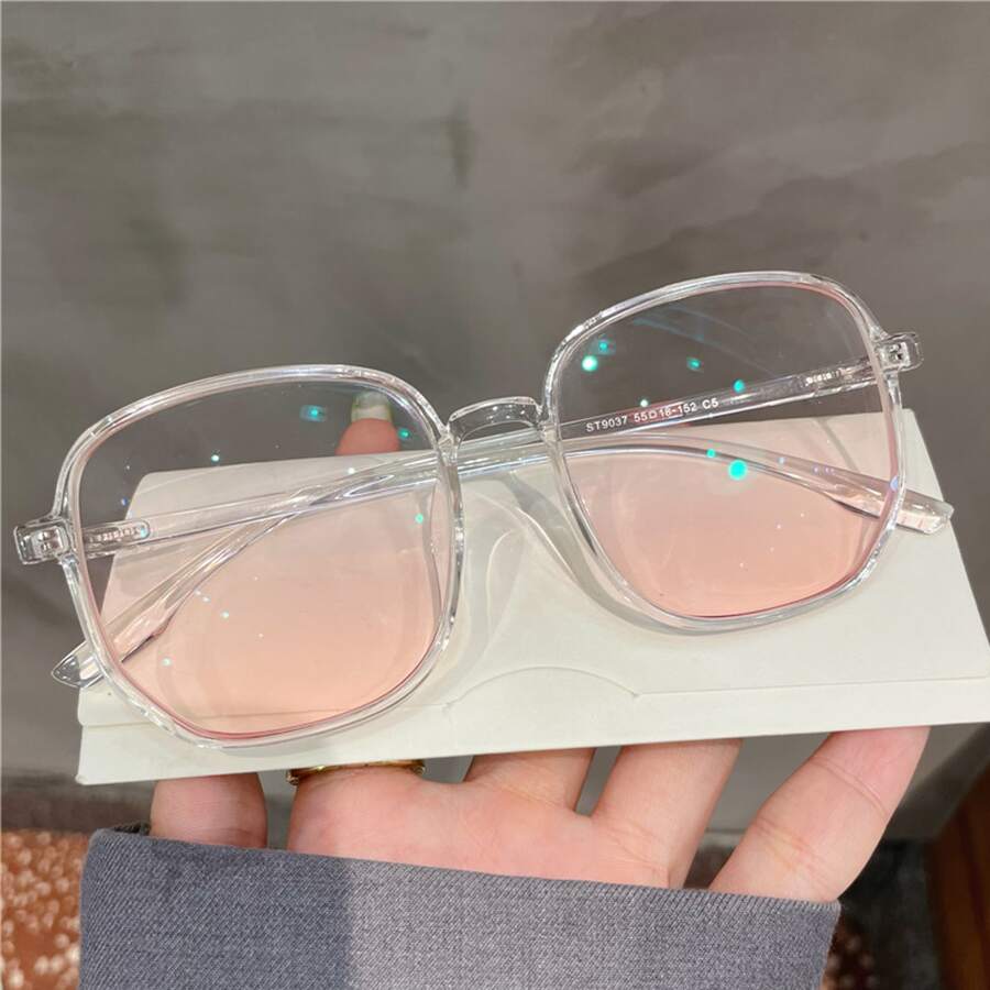 Blush Pink Colored Fashion Eyeglasses - Baby Pink - View 1