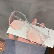 Blush Pink Colored Fashion Eyeglasses - Baby Pink - View 2