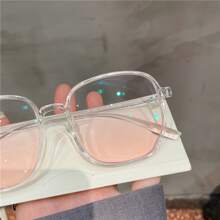 Blush Pink Colored Fashion Eyeglasses - Baby Pink - View 6