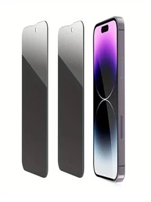 2 Peças Privacidade Peliculas Prote Compatível Com Iphone de São Paulo - Transparente - Visão 2