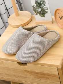 1對超輕室內家居拖鞋柔軟的防滑鞋底情侶適用於地毯,瓷磚,硬木地面, - 咖啡棕 - 查看 2