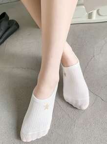 10 buc. șosete de barcă decoltate de culoare solidă pentru femei, respirabile, absorbante de transpirație, respirabile, anti-miros, anti-alunecare