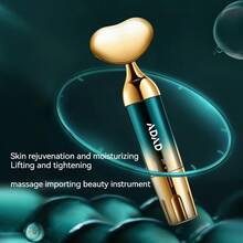 臉部按摩器和美容儀,用於皮膚緊緻和提升、臉部和頸部治療、皮膚護理工具家用臉部護理機 - 藍色 - 查看 2