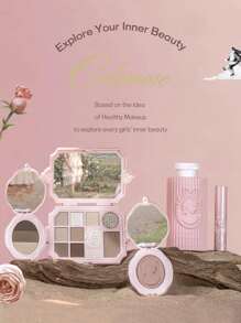 COLORROSE Mirror Water Lip Gloss,  Glass Lip Gloss,   Diamond Lip Plumper Gloss, Moisturizing Liquid Lipstick, Daily Makeup Cosmetic