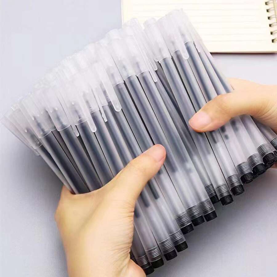 Đen Ink 6 cái Mờ Bút Gel - 0.5 Kim tiêm - Hoàn hảo Đối với Sinh viên , Văn phòng Sử dụng & - màu đen - Xem 1
