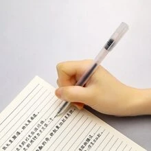 Đen Ink 6 cái Mờ Bút Gel - 0.5 Kim tiêm - Hoàn hảo Đối với Sinh viên , Văn phòng Sử dụng & - màu đen - Xem 3