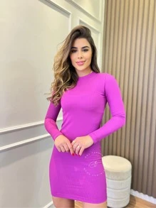 Women Dresses - Màu Hoa hồng đỏ - Xem 3