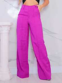 Women Pants - 玫瑰紅 - 查看 6