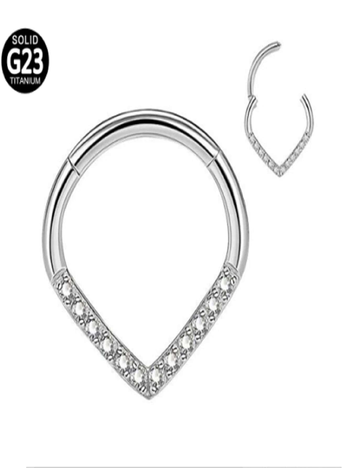 Nose Ring - 灰色 - 查看 1