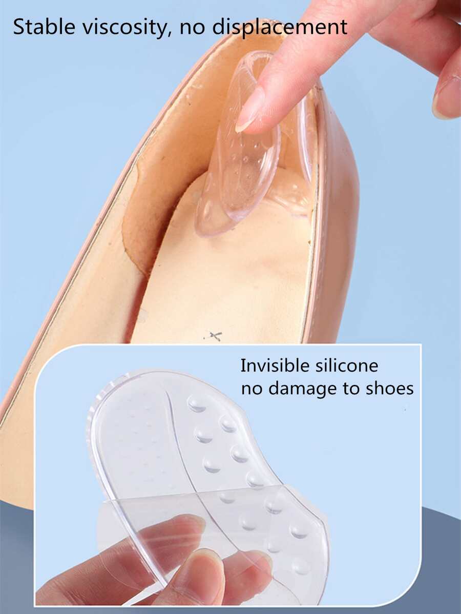 Antiwear Heel Grips For Women's Shoes, Prevent Heel Slipping And