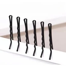 100个/包 黑色发夹，盒装，休闲发夹，爪夹，发卡，发饰，头部饰品，女士发饰