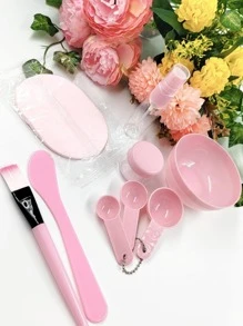 Argila em Pó Máscara Facial Capilar E Corporal-Blue Moon E Kit Skin care 9 itens - Branco - Visão 4