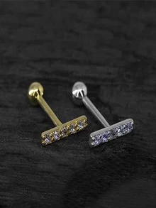 Stud Earrings - Vàng - Xem 2