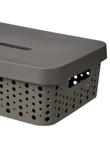 Storage Boxes & Bins - Rust Brown - View 3