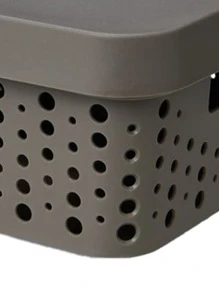 Storage Boxes & Bins - Rust Brown - View 4