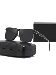 1 件男女通用街头风格眼镜配件 - 黑色 - 查看 2