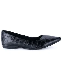 Domidona Women Flat Sandals - Black - View 3