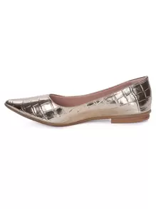 Domidona Women Flat Sandals - Emas - View 5